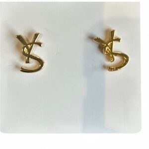 Fashion Jewelry Gold Initial Earrings